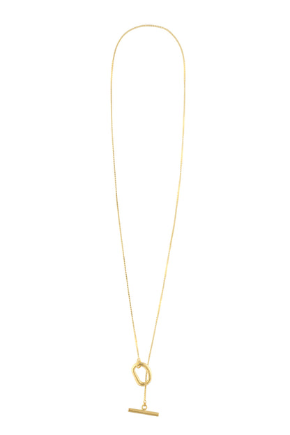 Circle bar Chain Necklace