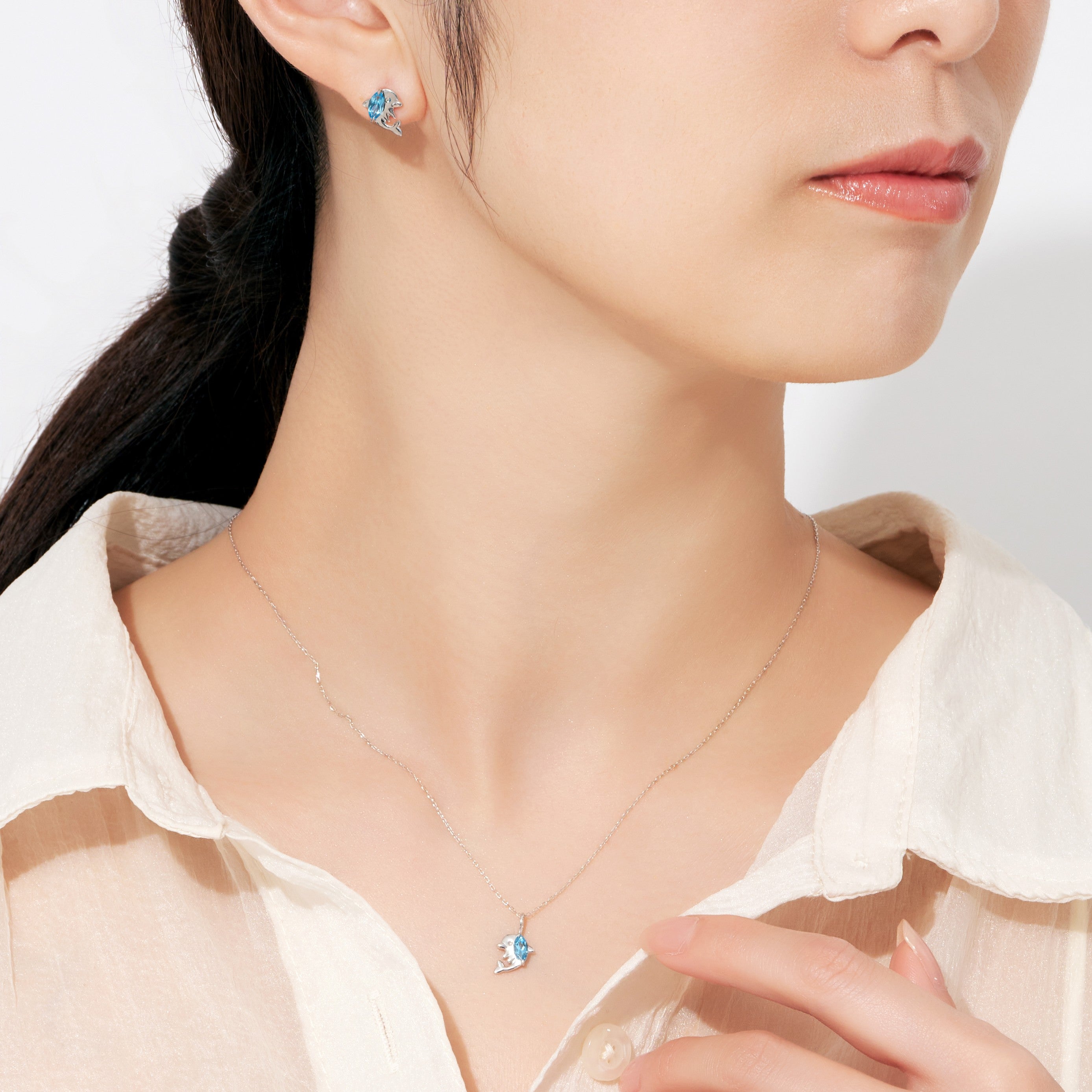 K10WG イルカ ネックレス ｜ 63-8916 – L&Co.