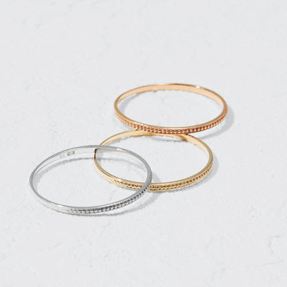 [Made to order] K10 layered ring | 20-3716-3734