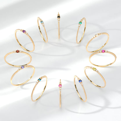 K10 誕生石 ミルデザインリング（9月：サファイア）｜36-1819