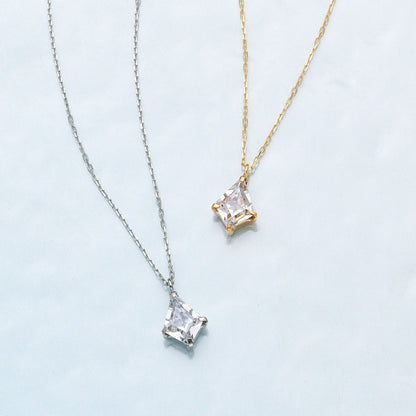 【Holiday Collection】K10 キュービックジルコニア ネックレス | 95-1323-1324