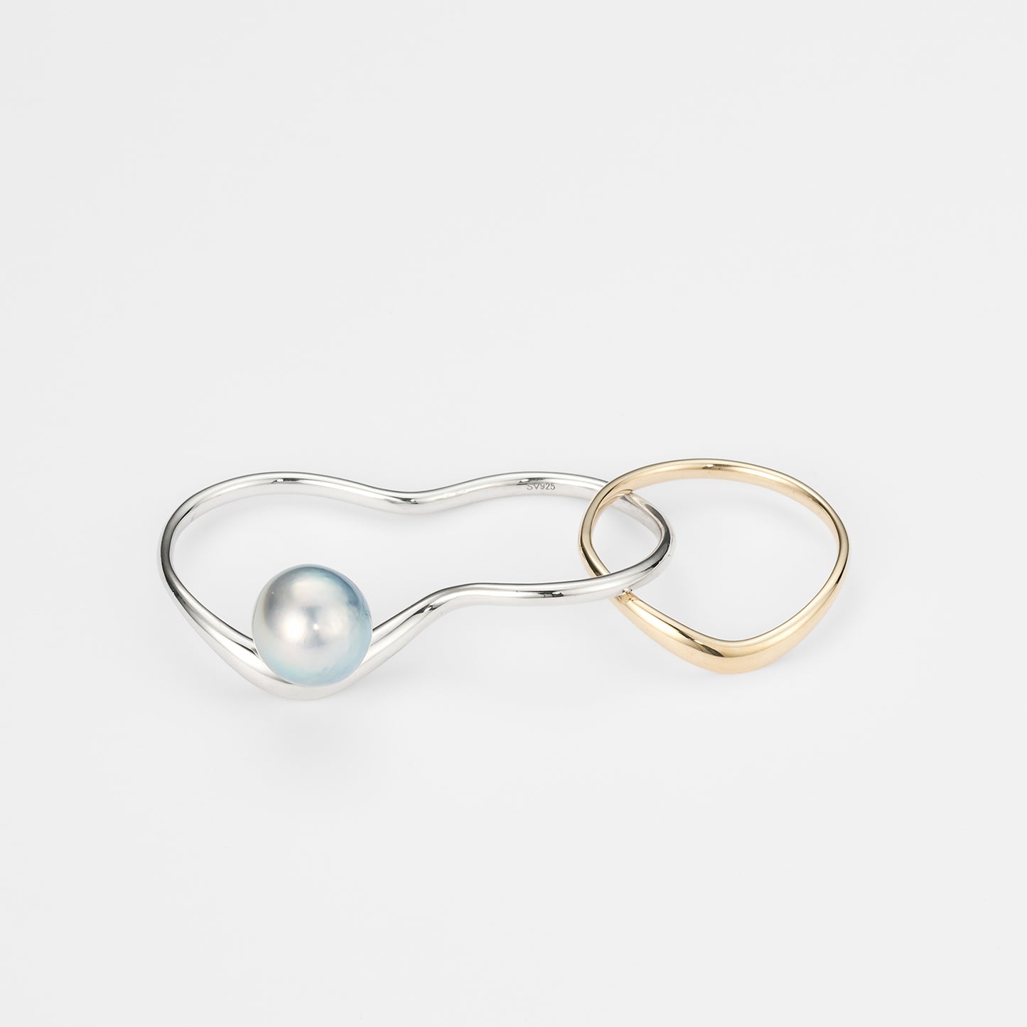 【lilo】 Surf pearl double ring