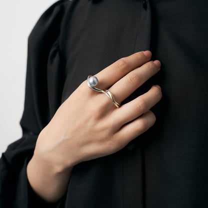 【lilo】 Surf pearl double ring