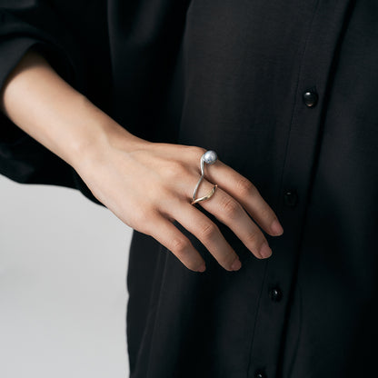 【lilo】 Surf pearl double ring