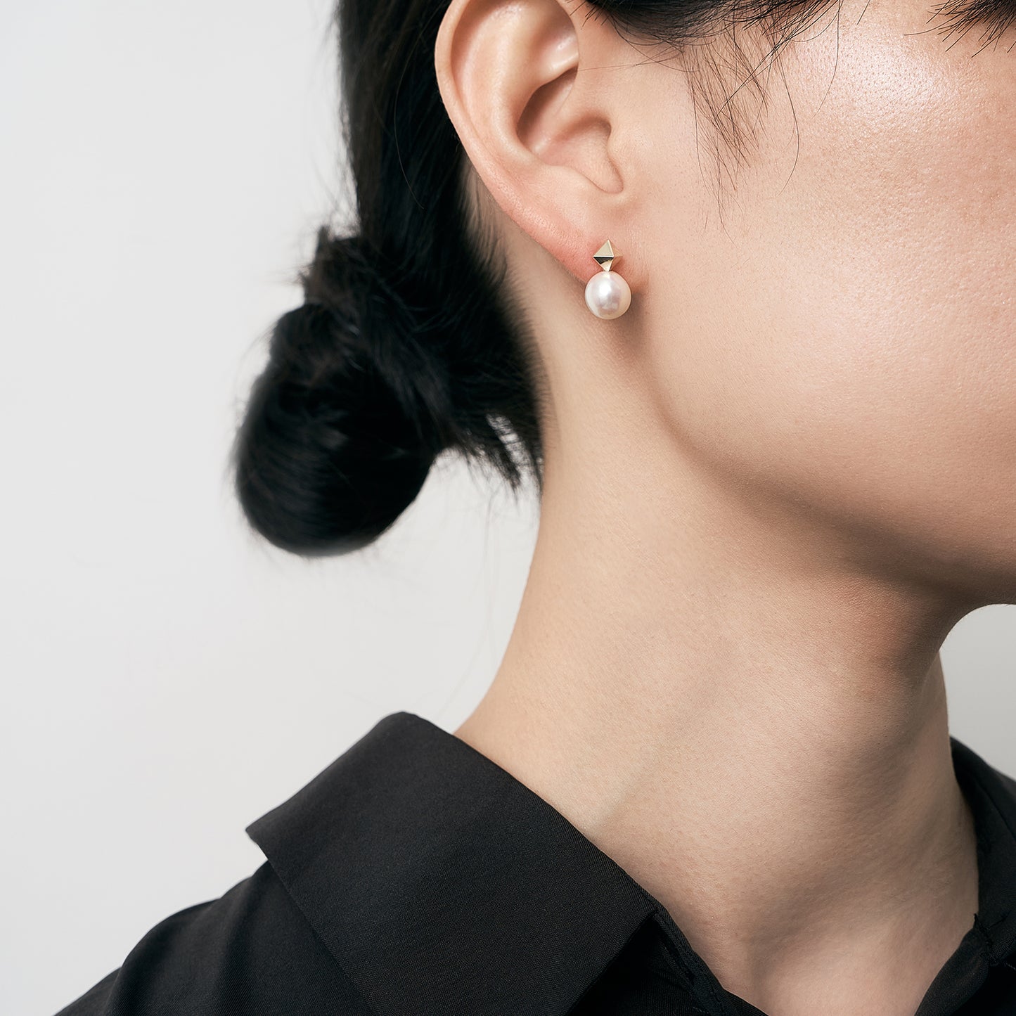 【lilo】Edgy pearl pierce