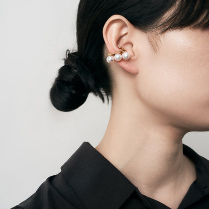 【lilo】Pearl ear cuff”On the boat”