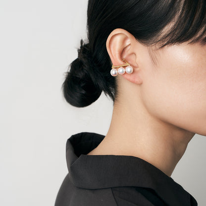 【lilo】Pearl ear cuff”On the boat”