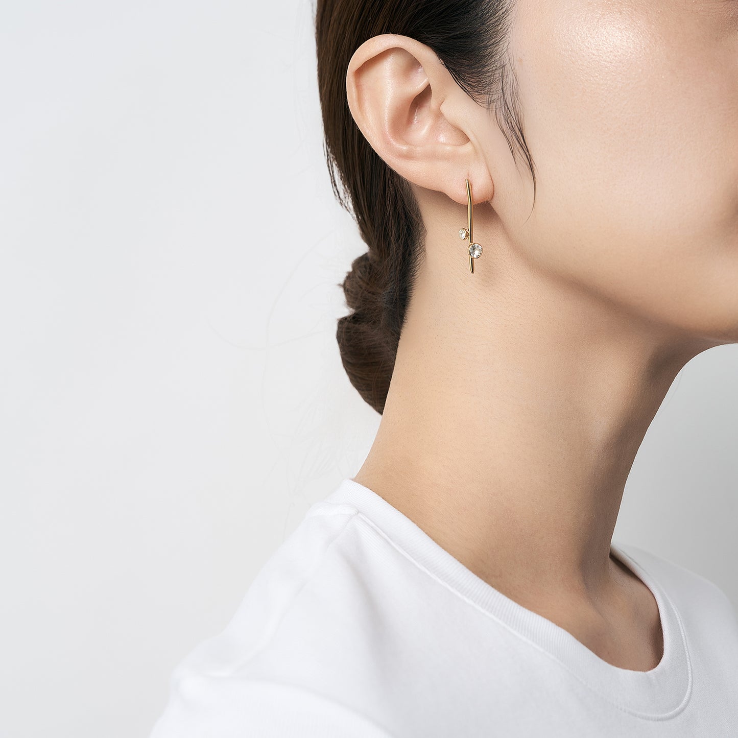 【sher】Dewy Stud Earrings（両耳）