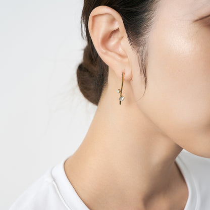 【sher】Dewy Stud Earrings（両耳）