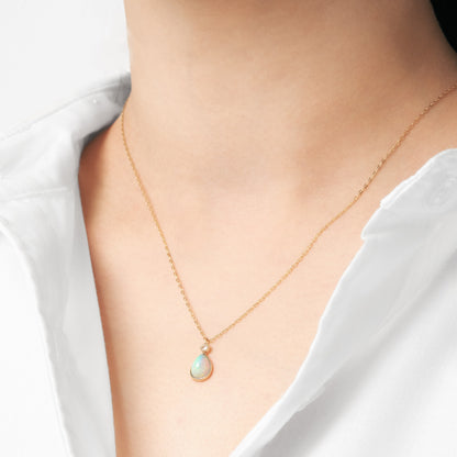 【まつざわ くみ】《WISH》Opal Necklace | 96-6876-6877