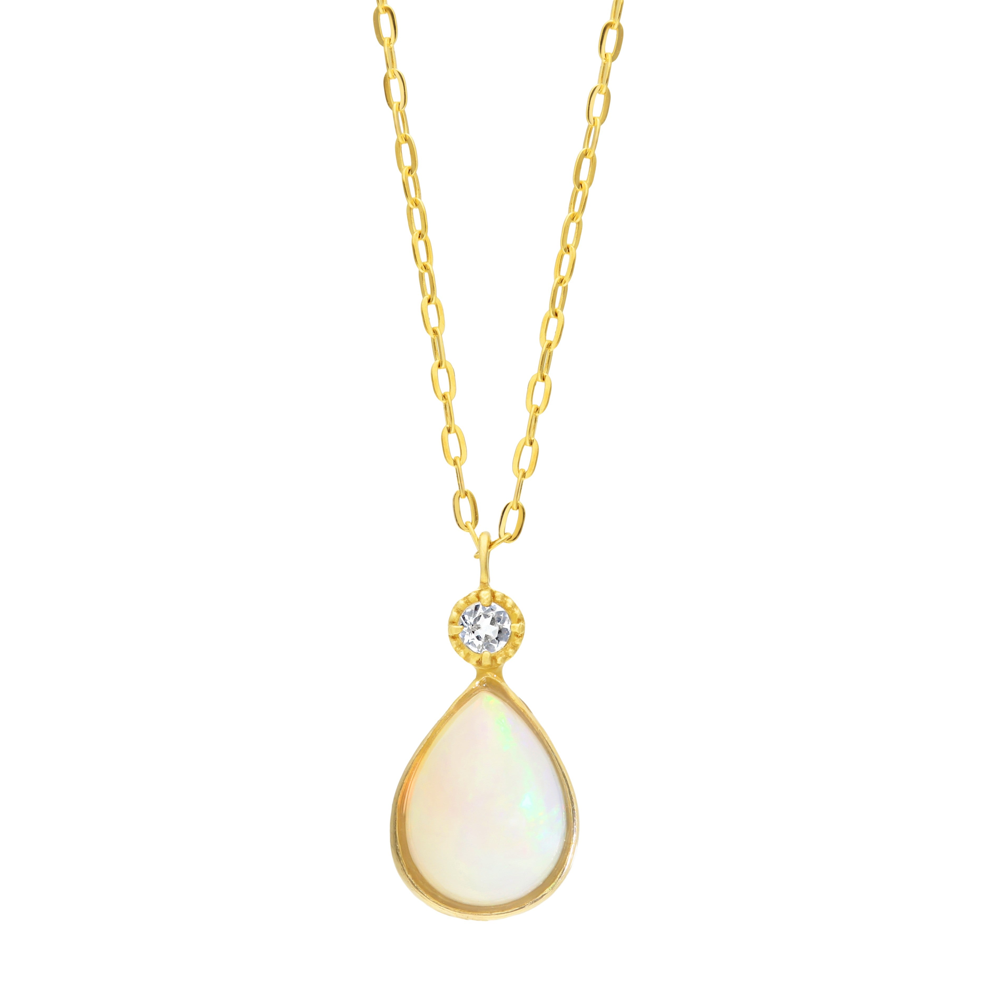 まつざわ くみ】《WISH》Opal necklace | 96-6876-6877 – L&Co.