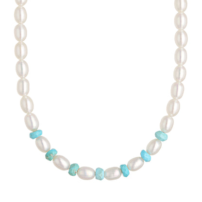 【まつざわ くみ】《WISH》Turquoise Necklace | 96-6878