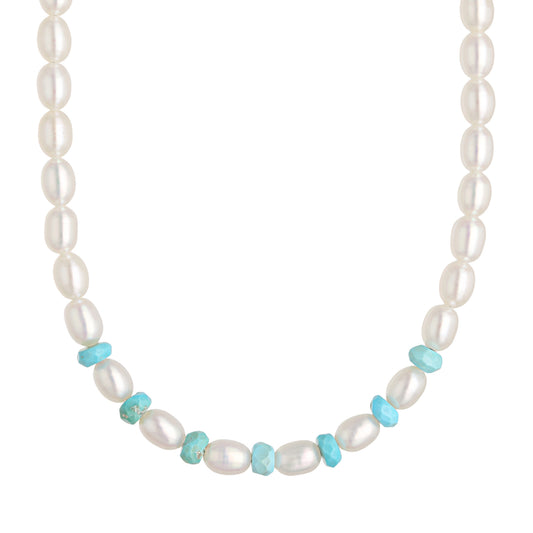 【まつざわ くみ】《WISH》Turquoise Necklace | 96-6878