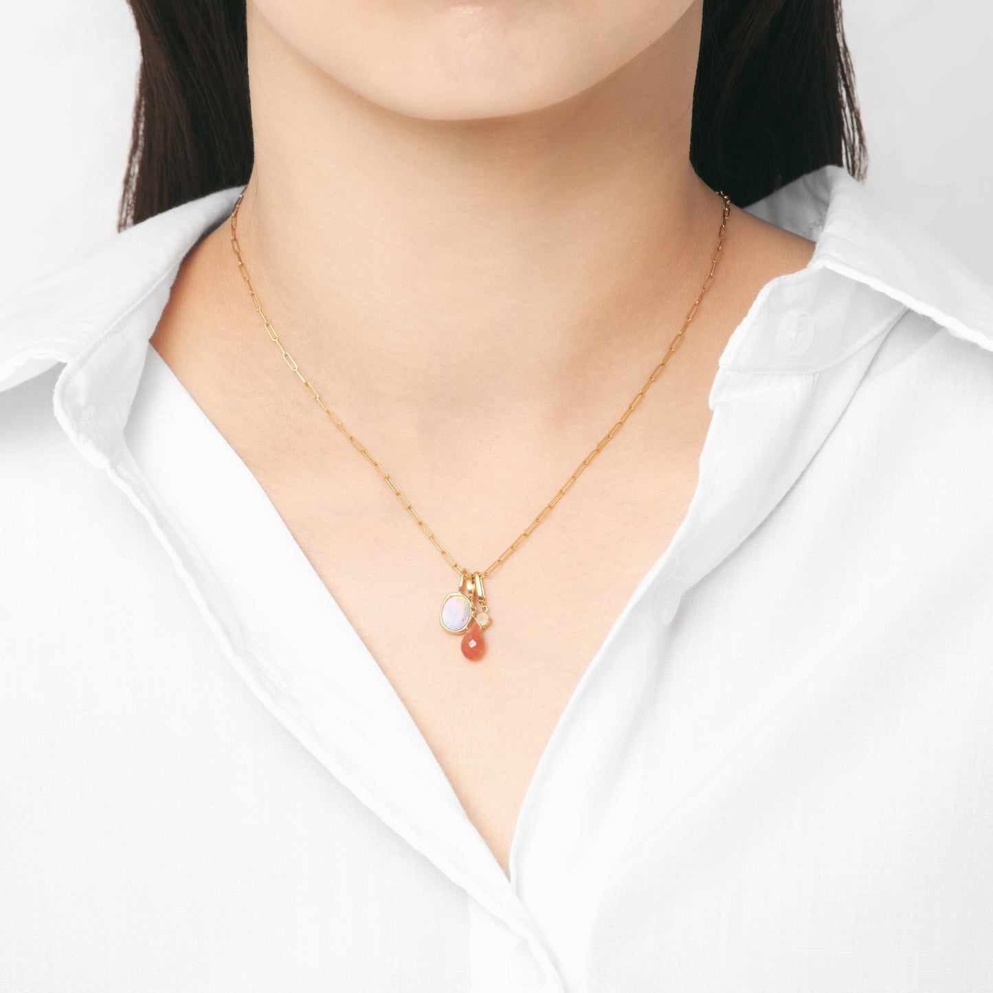 【長島 あかり】《継ぐ – tsugu》Necklace | 96-6883-6884