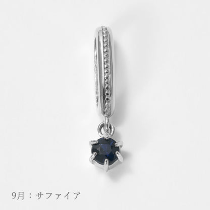 K10WG 誕生石 チャーム｜96-1421-1432