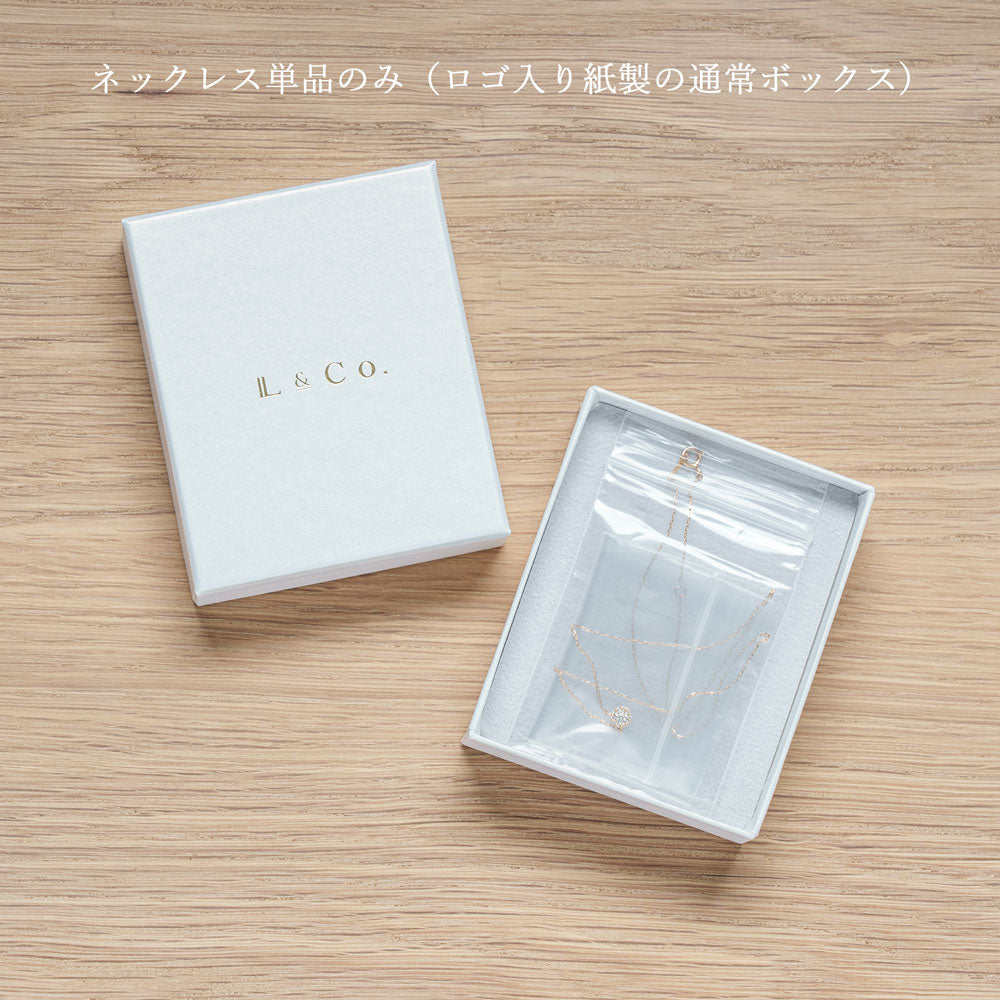 K10PG ダイヤモンド 0.08ct ネックレス | 63-3818