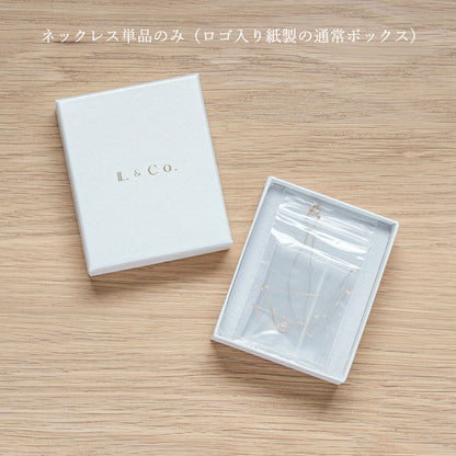 K10PG ダイヤモンド 0.08ct ネックレス | 63-3818