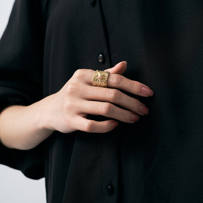 【Rema.】wall×ivy ring