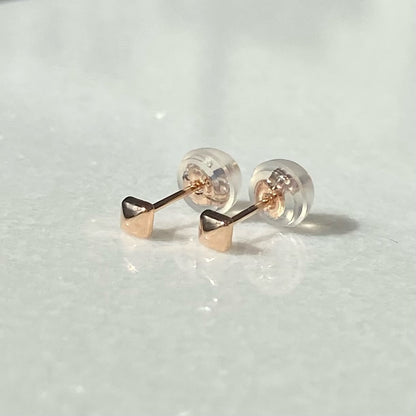 K10 K18 (WG/PG/YG) ひし形ピアス(小) | 43-1221-1223-1450-1452