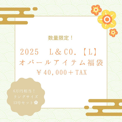 2025 L＆Co. オパールジュエリー福袋 【L】￥40,000（リングサイズ13号セット）