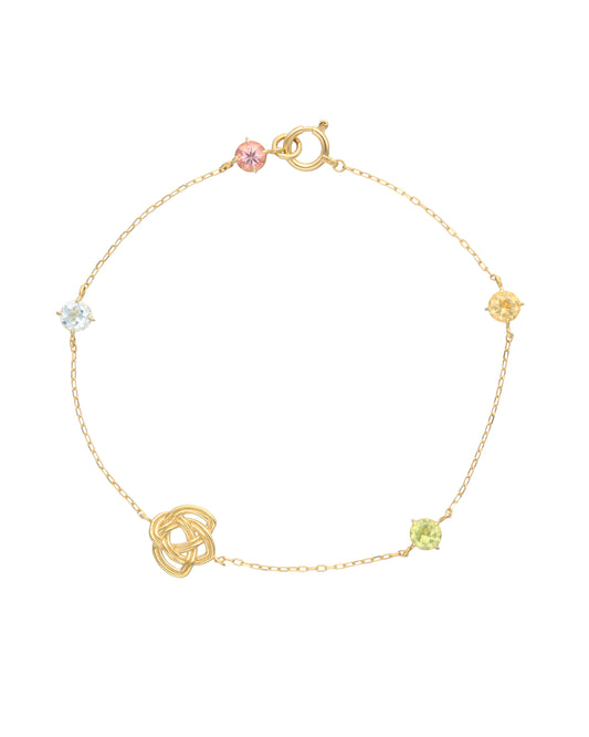 【andiima】MIZUHIKI Leaf　Bracelet