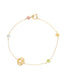 【andiima】MIZUHIKI Leaf　Bracelet