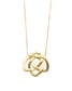 【andiima】MIZUHIKI Leaf   Diamond Necklace(large)