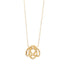 【andiima】MIZUHIKI Leaf   Diamond Necklace(small)