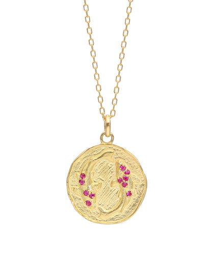 [andiima] Carp Coin Necklace