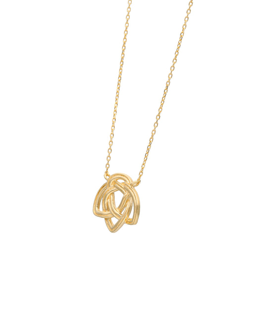 【andiima】MIZUHIKI Leaf   Necklace(small)