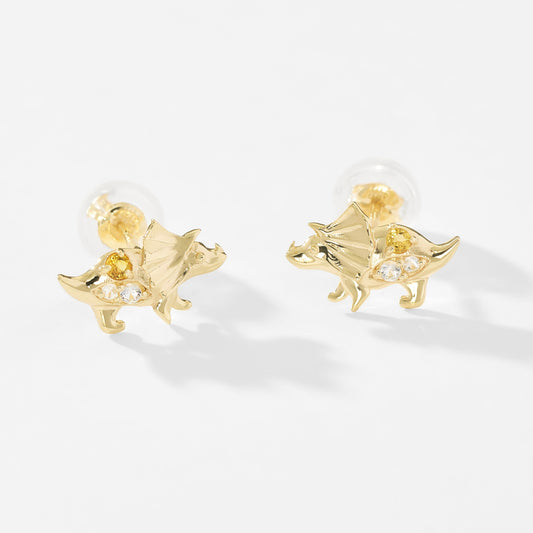 K10 トリケラトプス ピアス ❘ 43-8528