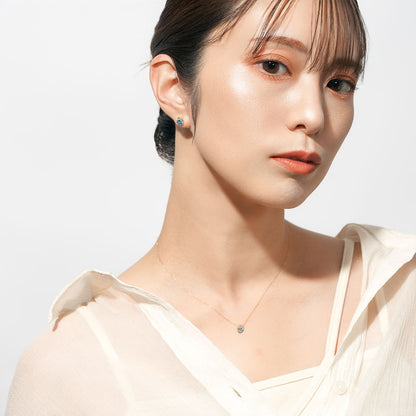 K10YG カニ ネックレス（ブルー）｜63-8810