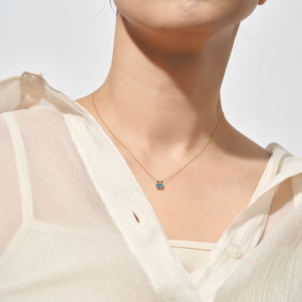 K10YG カニ ネックレス（ブルー）｜63-8810 – L&Co.