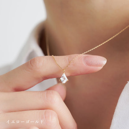 【Holiday Collection】K10 キュービックジルコニア ネックレス | 95-1323-1324