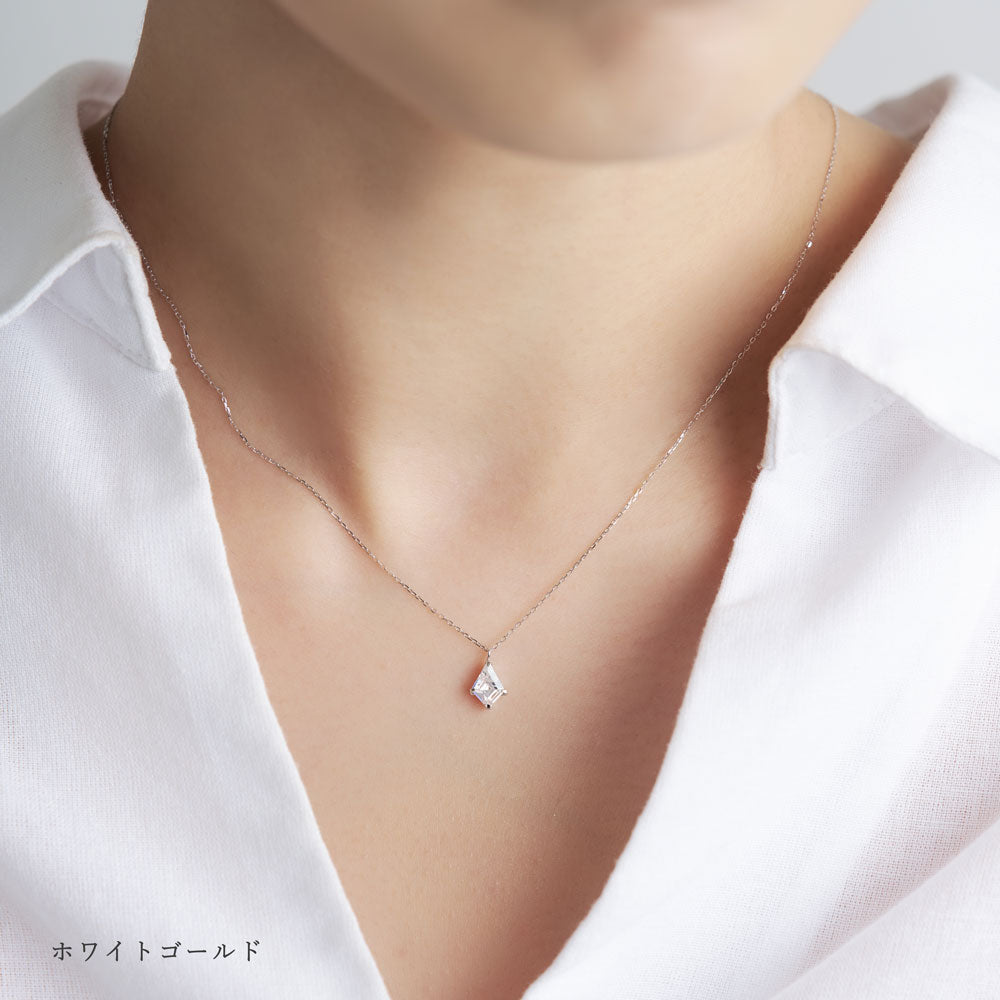 【Holiday Collection】K10 キュービックジルコニア ネックレス | 95-1323-1324