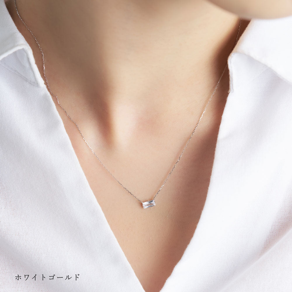 【Holiday Collection】K10 キュービックジルコニア ネックレス | 95-1325-1326