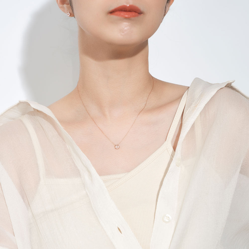 K10PG カニ ネックレス（ピンク）｜63-8811