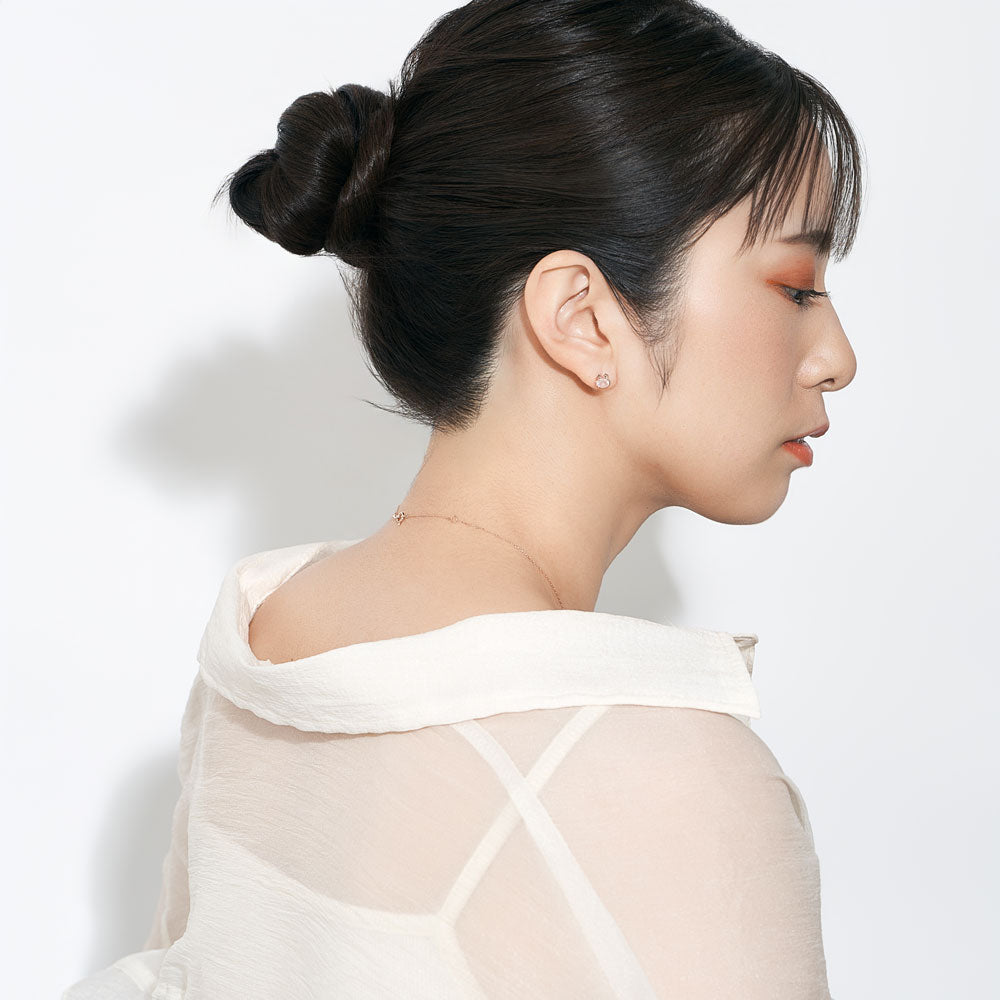 K10PG カニ ネックレス（ピンク）｜63-8811