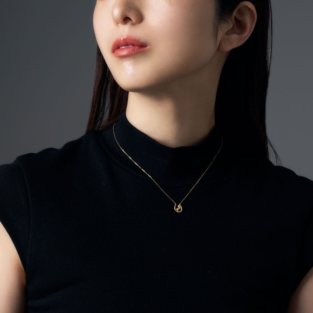 K10 馬蹄 ネックレス｜63-8878