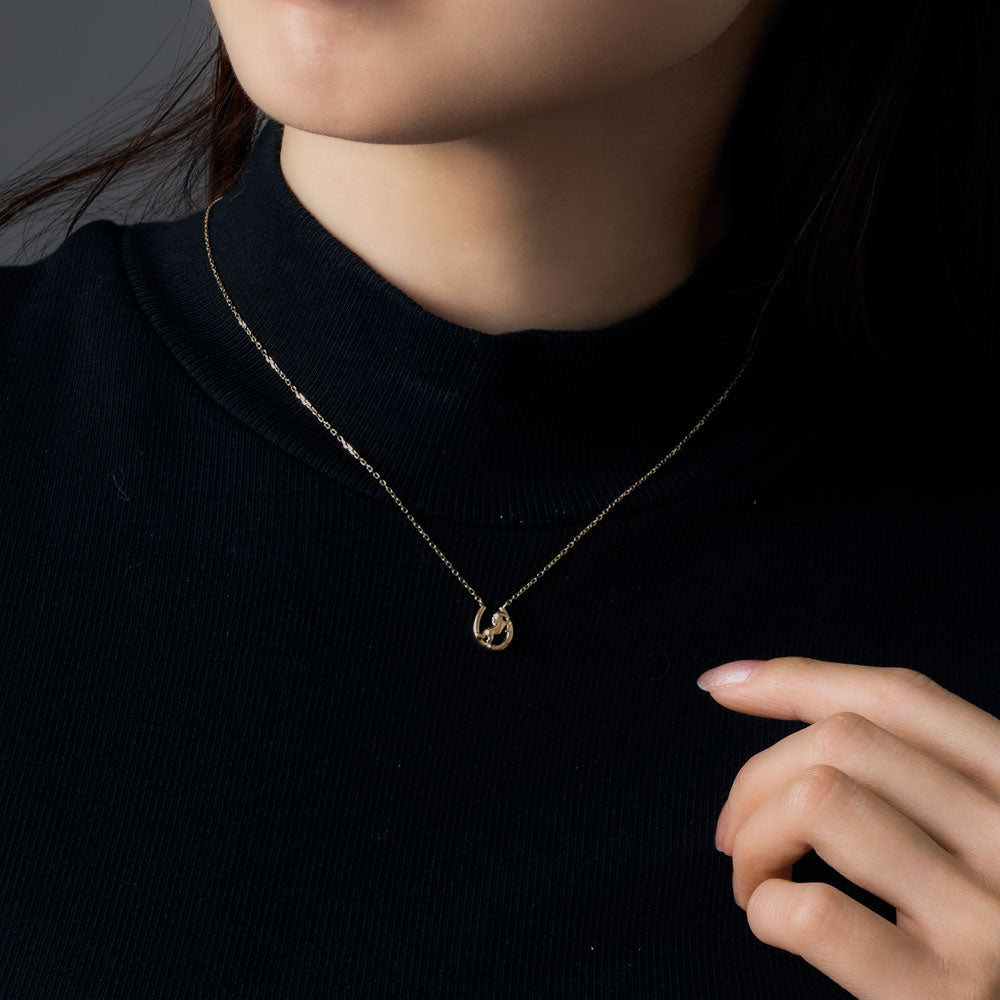 K10 馬蹄 ネックレス｜63-8878