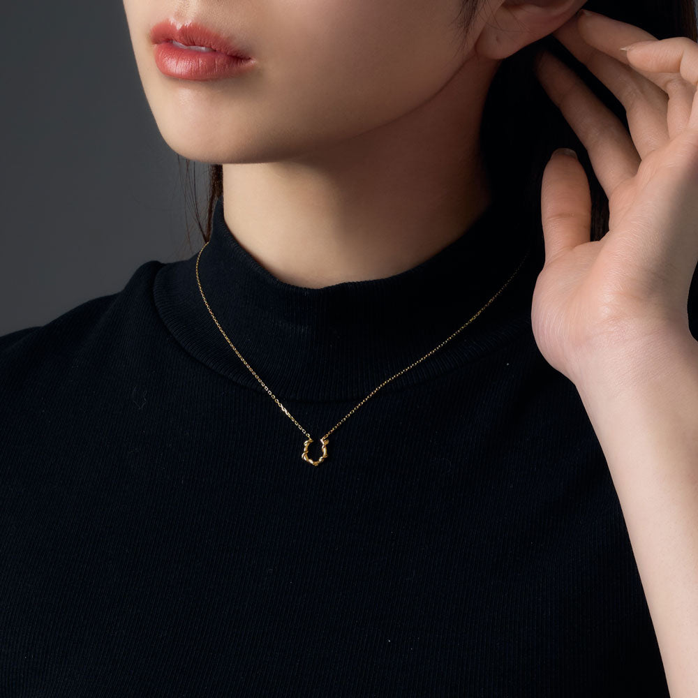 K10 馬蹄 ネックレス｜63-8877