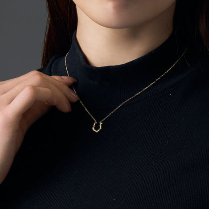 K10 馬蹄 ネックレス｜63-8877