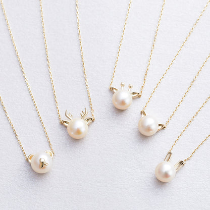 [Made to order] K10 pearl necklace | 66-7621