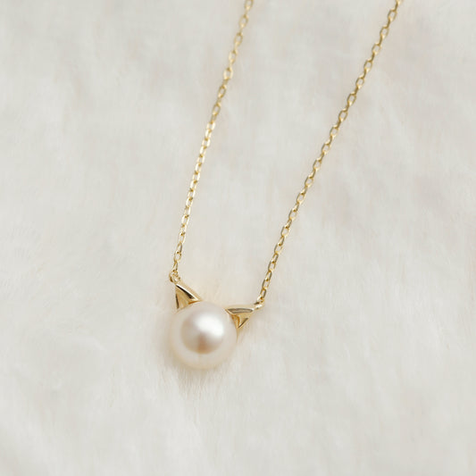 [Auf Bestellung gefertigt] K10 Perlenkette | 66-7620
