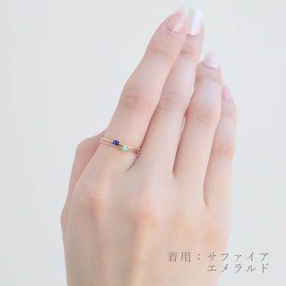 [Made to order] K10 birthstone ring | 36-2131-2142