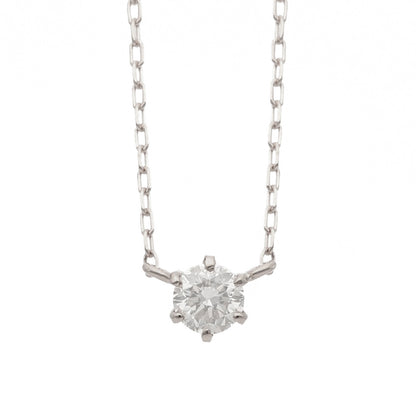 プラチナ ダイヤモンド 0.10ct ネックレス ｜63-7879