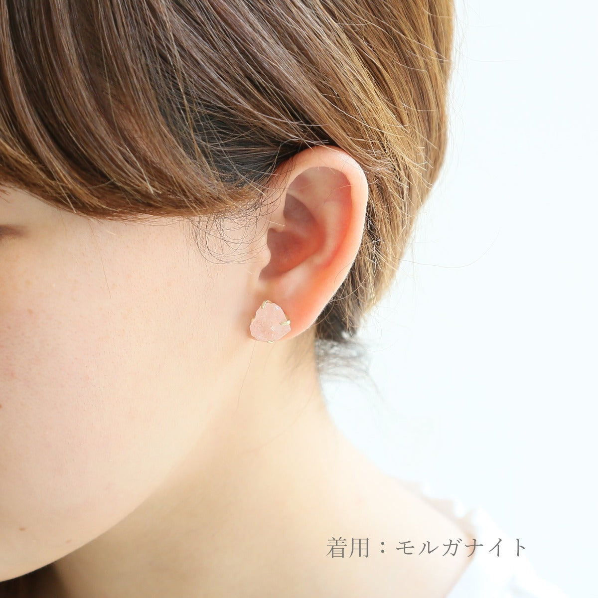 [Made to order] K10 color stone earrings (one ear) | 41-6645-6653 