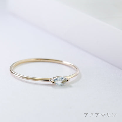 [Made to order] K10 birthstone ring | 36-2131-2142