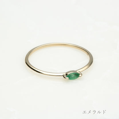 [Made to order] K10 birthstone ring | 36-2131-2142