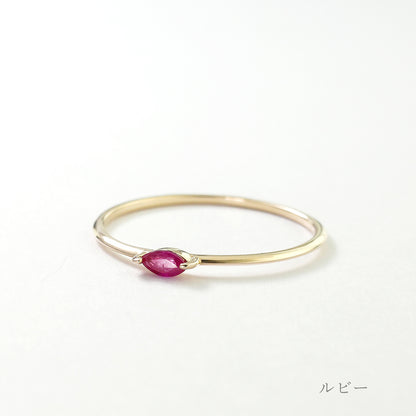 [Made to order] K10 birthstone ring | 36-2131-2142